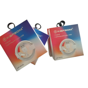 Cabo Lightning USB Kapbom KAP-305-5G 1M Carregamento Rápido iPhone