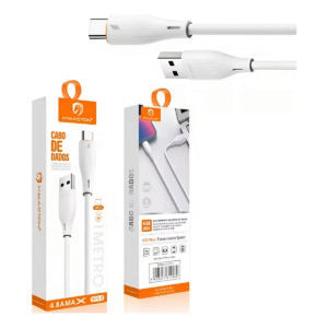 Cabo USB Tipo C Hmaston HB73-3 1M Carregamento Rápido Dados Android Resistente