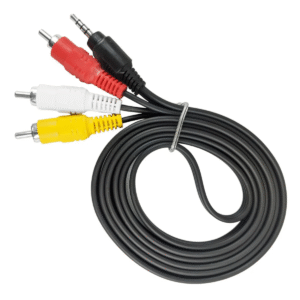 Cabo P2 para RCA B-Max P2-RCA Áudio Estéreo Adaptador Som TV Amplificador