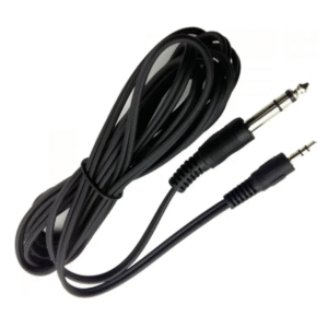 Cabo P2 para P10 Estéreo Grasep D-PK01 Áudio Profissional Adaptador Som
