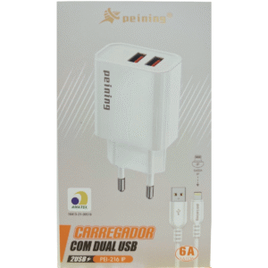 Carregador Peining PEI-216 iOS para iPhone Carregamento Rápido