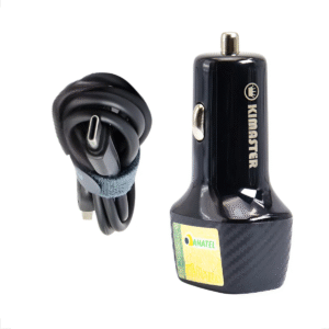 Carregador Veicular Kimaster CV207 5.0A 15W Carregamento Rápido Automotivo