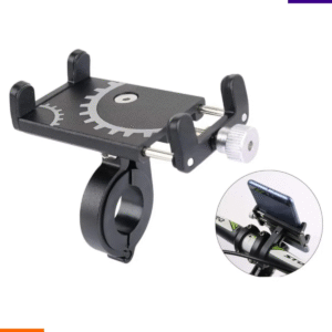 Suporte Veicular Para Celular Alumínio Reforçado Bike Moto Guidão 22mm a 32mm HWM-BG087 Rotação 360°