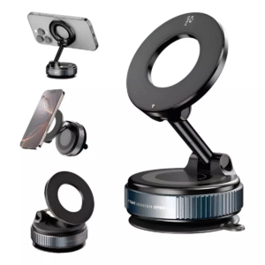 Suporte Veicular Para Celular Com Sucção S600 Kingo Preto Fixação Forte