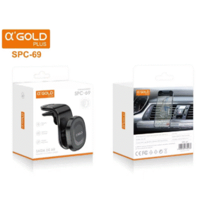 Suporte Veicular Magnético A'Gold Plus SPC-69 Para Saída de Ar Rotação 360° Universal