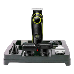 Máquina De Cortar Cabelo Profissional B-Max BMC036 5 Em 1 Aparador Barba Cabelo Acabamento Recarregável