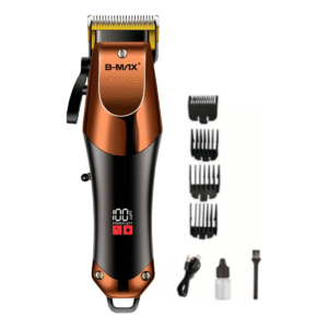 Máquina De Cortar Cabelo Profissional B-Max BM-C031 Aparador Barba Cabelo Hair Trimmer Recarregável Corte Preciso