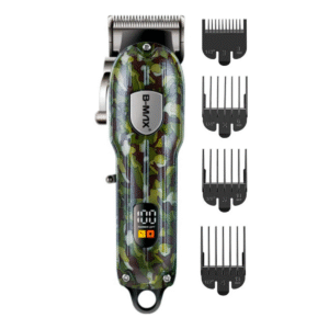 Máquina De Cortar Cabelo Profissional B-Max BM-C029 Aparador Barba Cabelo Recarregável Hair Trimmer Corte Preciso