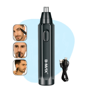 Aparador De Pelos Nariz Orelha B-Max BM-C037 Recarregável USB Portátil Cortador Nariz Orelha Masculino Profissional