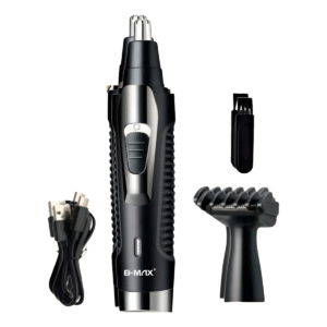 Aparador De Pelos Nariz E Orelha B-Max BM-C038 Recarregável USB Sem Fio Cabeça Lavável Trimmer Portátil Masculino