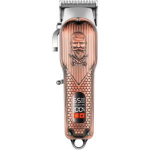 Máquina De Cortar Cabelo Profissional B-Max BM-C033 Recarregável USB Com Tela Digital Aparador Barba Cabelo Sem Fio