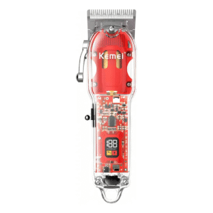 Máquina De Cortar Cabelo Profissional Kemei KM-1761 Recarregável Sem Fio Aparador Barba Cabelo Barber