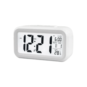 Relógio De Mesa Digital LED Despertador Data Temperatura Bivolt 127/220V Números Grandes Quarto Escritório