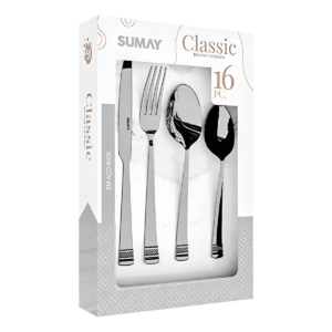 Jogo De Talheres Classic 16 Peças Sumay SM-JTC16 Aço Inox Completo