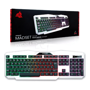 Teclado Gamer Knup Madset TE119 LED RGB USB Alta Performance Design Ergonômico