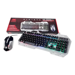Kit Gamer Teclado E Mouse Semi-mecânico Usb Rgb Kp-2054 Knup Kit Gamer Teclado E Mouse Semi-mecânico Usb Rgb Kp-2054 Knu