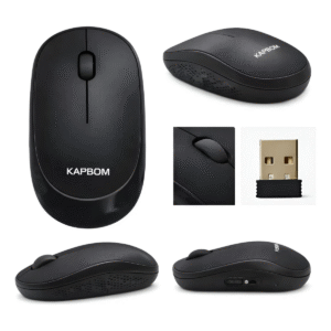 Mouse Sem Fio Kapbom KA-602 Óptico Wireless USB Ergonômico Alta Precisão