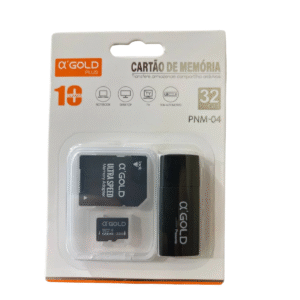 Cartão de Memória 32GB XGold PNM-04 MicroSD Classe 10 Alta Velocidade