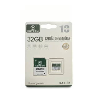 Cartão de Memória 32GB Kapbom Classe 10 Ultra Speed MicroSD Com Adaptador