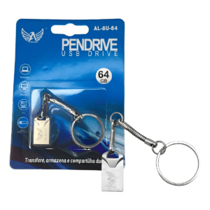 Pendrive Nano 64GB Altomex AL-8U-64 USB 2.0 Metal Compacto Alta Velocidade
