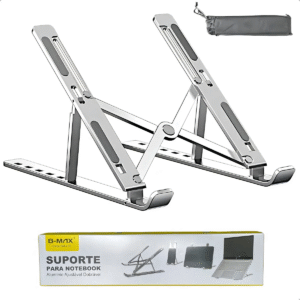 Suporte Para Notebook B-Max BMG-39 Alumínio Ajustável Dobrável 11 a 17 Antiderrapante