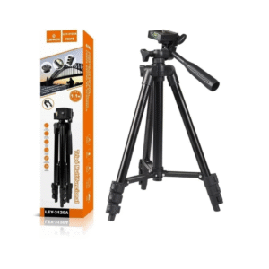 Tripé Para Celular e Câmera Lehmox LEY-3120A 1,10m Ajustável Preto Universal