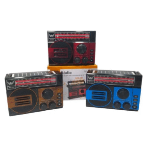 Rádio Retrô Altomex AD-231 Bluetooth Solar AM FM Lanterna Portátil Recarregável