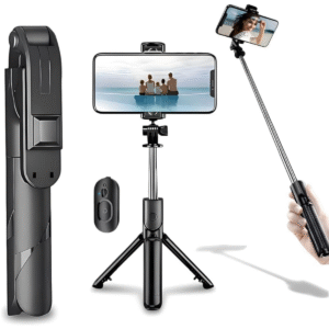 Tripé e Bastão de Selfie Altomex AL-2751 Bluetooth Retrátil Para Celular