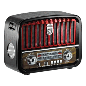 Rádio Altomex JD-108 Bluetooth AM FM SW USB SD Portátil Recarregável