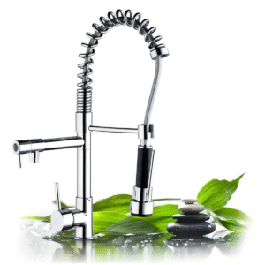 Torneira Gourmet Kapbom KA-SLT05 Monocomando Spray Inox Prata Cozinha 360°