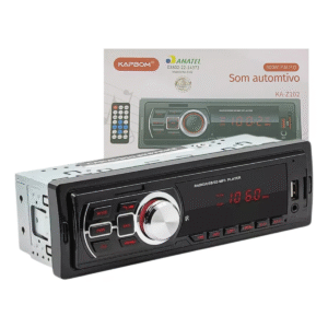 Som Automotivo Kapbom KA-Z102 Bluetooth USB Rádio FM MP3 Player Carro Painel Digital