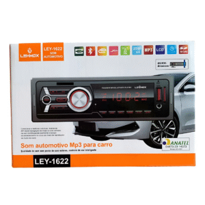 Som Automotivo Lehmox LEY-1622 MP3 AM FM USB SD Rádio Carro Bluetooth